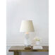 Kelly Wearstler Bayliss 31.75 inch 150.00 watt White Leather Ceramic Table Lamp Portable Light