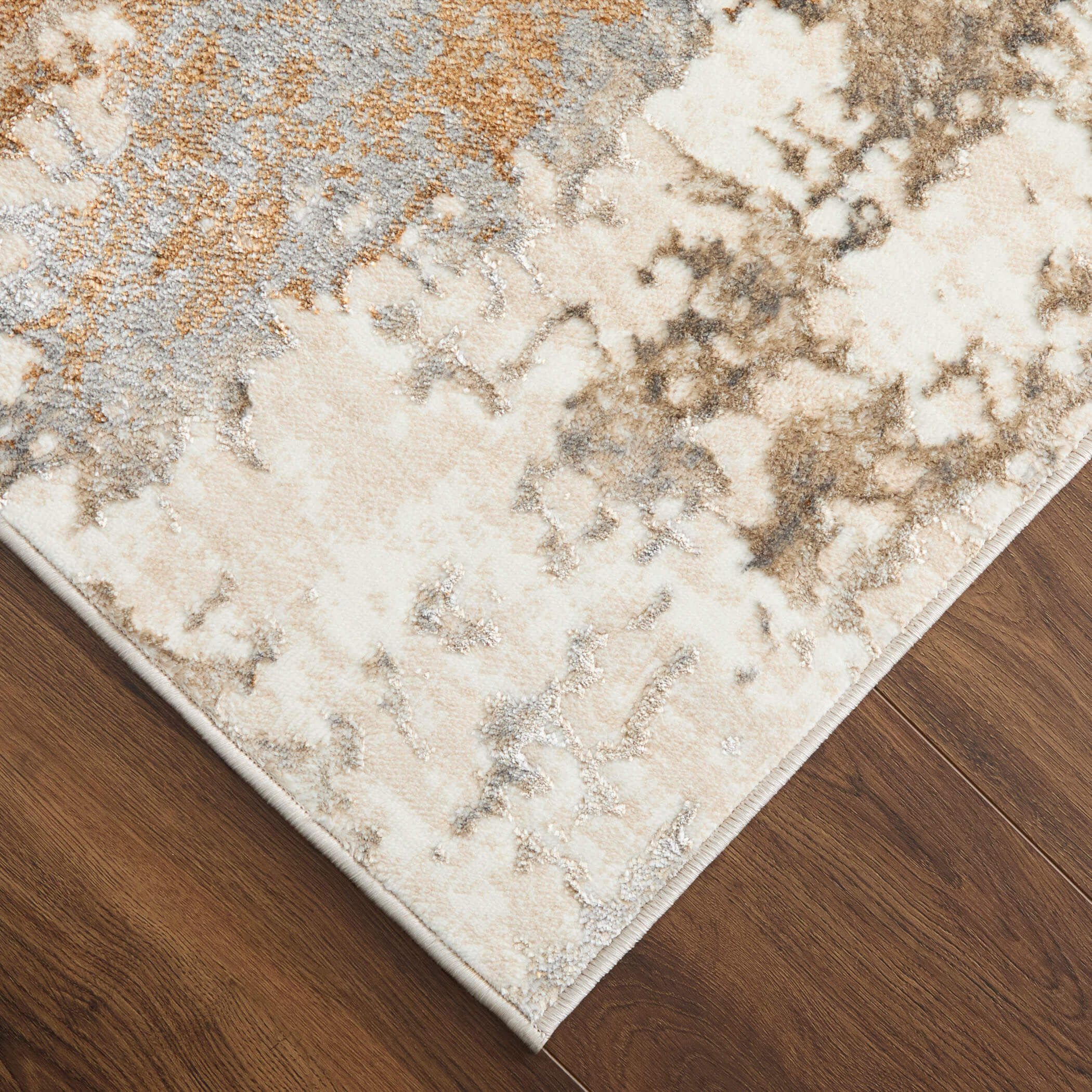 Melet 90 X 63 inch Mineral Tones Rug in 5 x 7