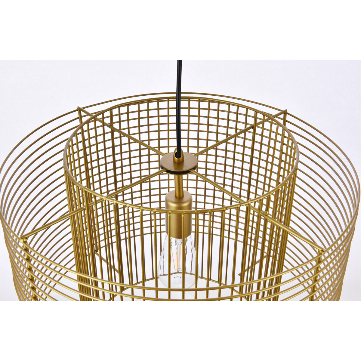 Deleon 1 Light 18.5 inch Brass Pendant Ceiling Light