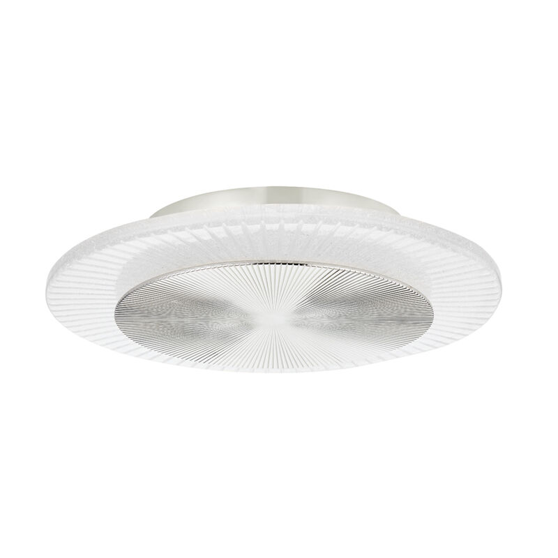 Topaz LED 16 inch Polished Nickel Flush Mount Ceiling Light