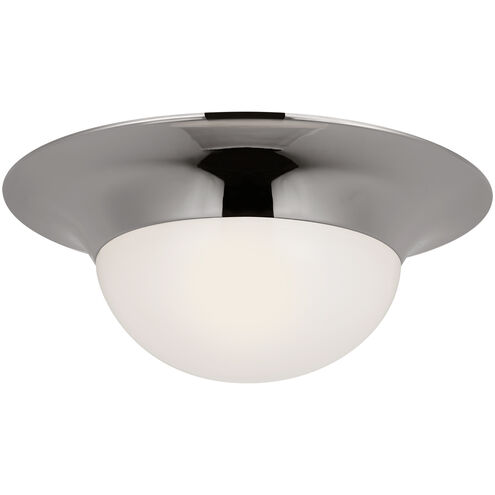 Paloma Contreras Cluny LED 18 inch Polished Nickel Flush Mount Ceiling Light