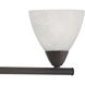 Tia 4 Light 30.75 inch Painted Bronze Vanity Light Wall Light