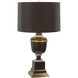 Annika 29.5 inch 150.00 watt Chocolate Table Lamp Portable Light in Chocolate With Matte Gold