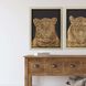 Animals Collection Orange Framed Art