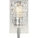Lightweave 1 Light 6 inch Polished Nickel Vanity Light Wall Light