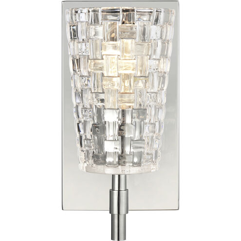Lightweave 1 Light 6 inch Polished Nickel Vanity Light Wall Light