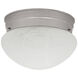 Scott 2 Light 9 inch Matte Nickel Flush Mount Ceiling Light