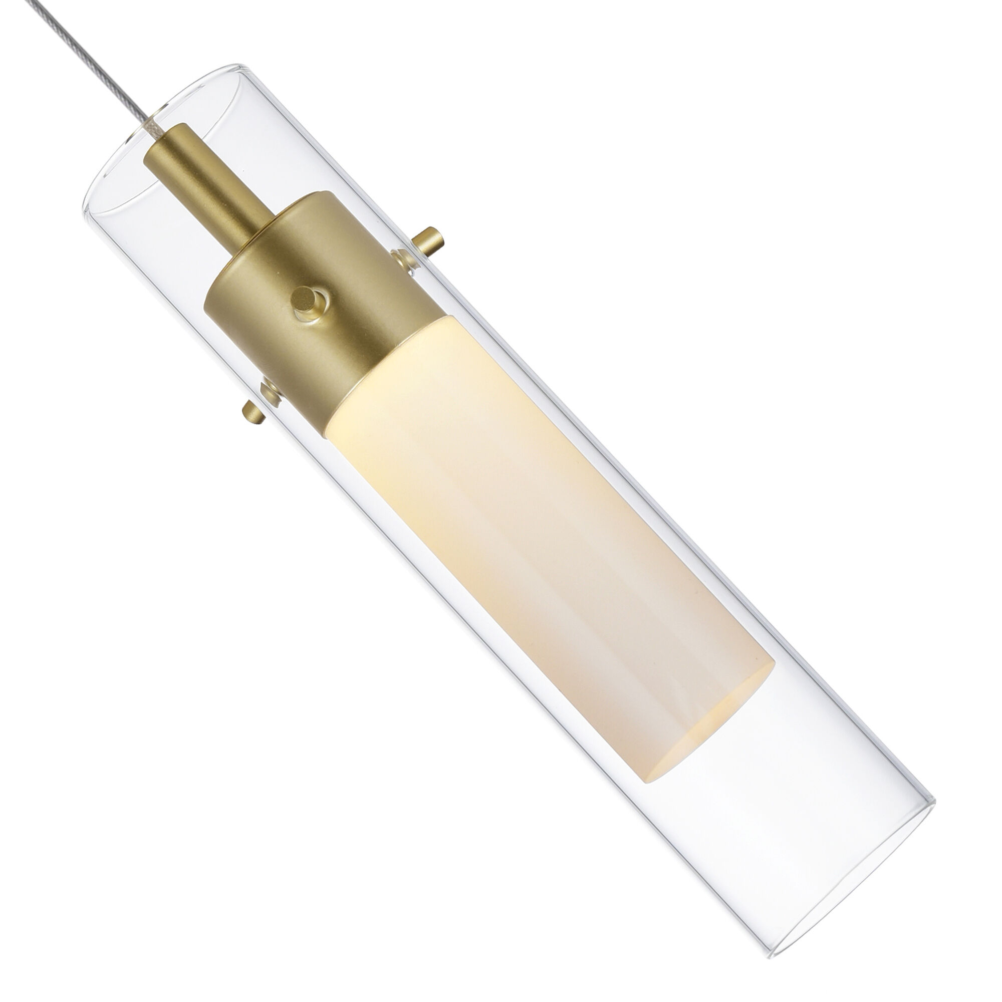 Olinda LED 2 inch Satin Gold Mini Pendant Ceiling Light