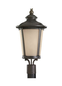 Cape May 1 Light 23 inch Burled Iron Outdoor Post Lantern