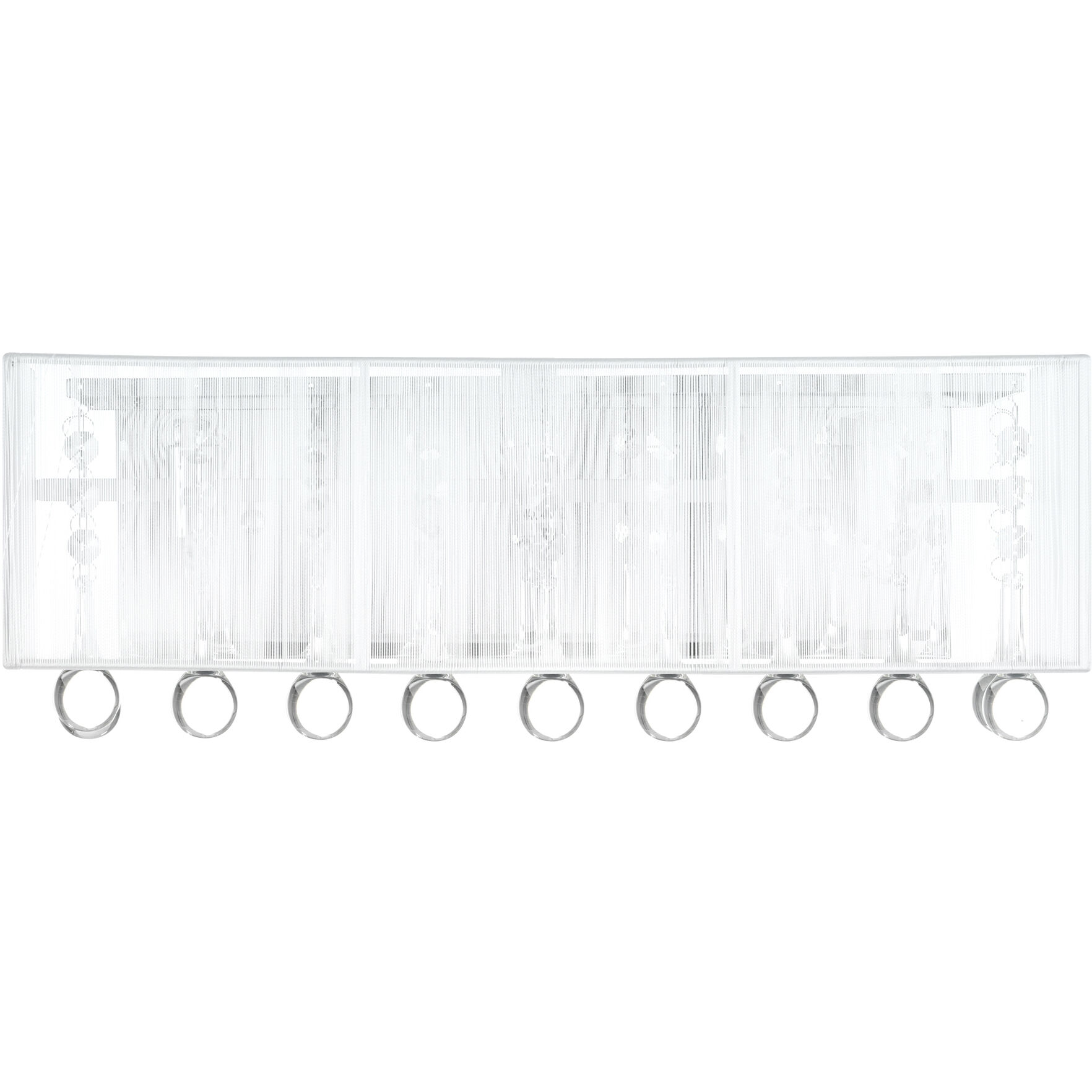 Water Drop 3 Light 18 inch Chrome Vanity Light Wall Light