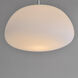 Puffs LED 6.25 inch White Single Pendant Ceiling Light
