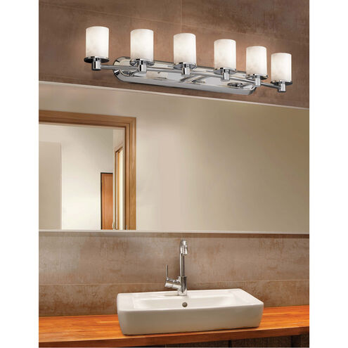 Clouds LED 43.75 inch Polished Chrome Bath Bar Wall Light in 4200 Lm LED, Rondo