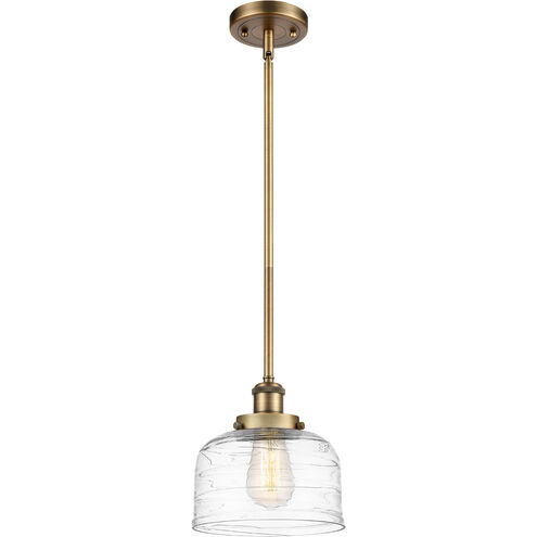 Ballston Bell LED 8 inch Brushed Brass Mini Pendant Ceiling Light