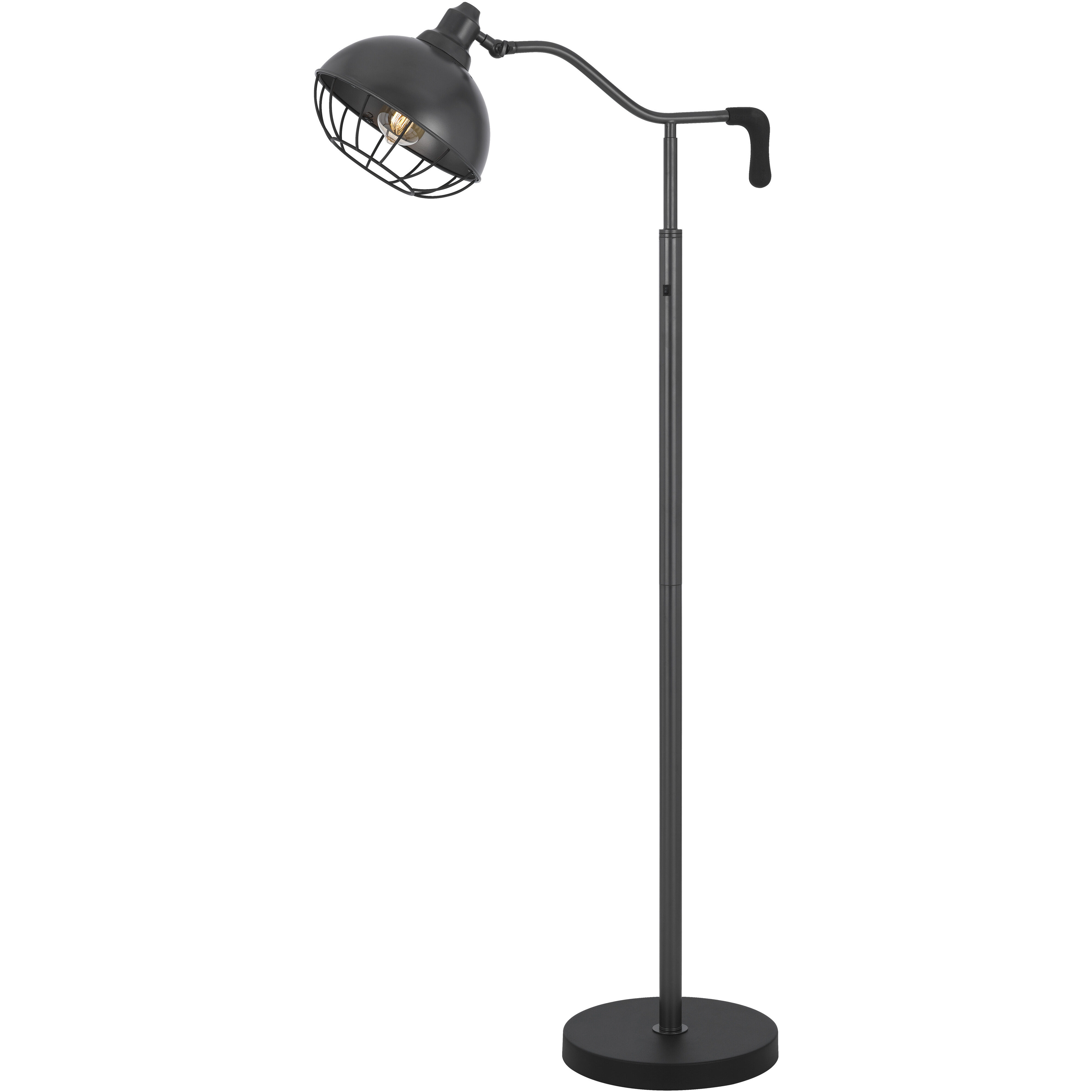 Taloga 56 inch 60.00 watt Black Iron Floor Lamp Portable Light