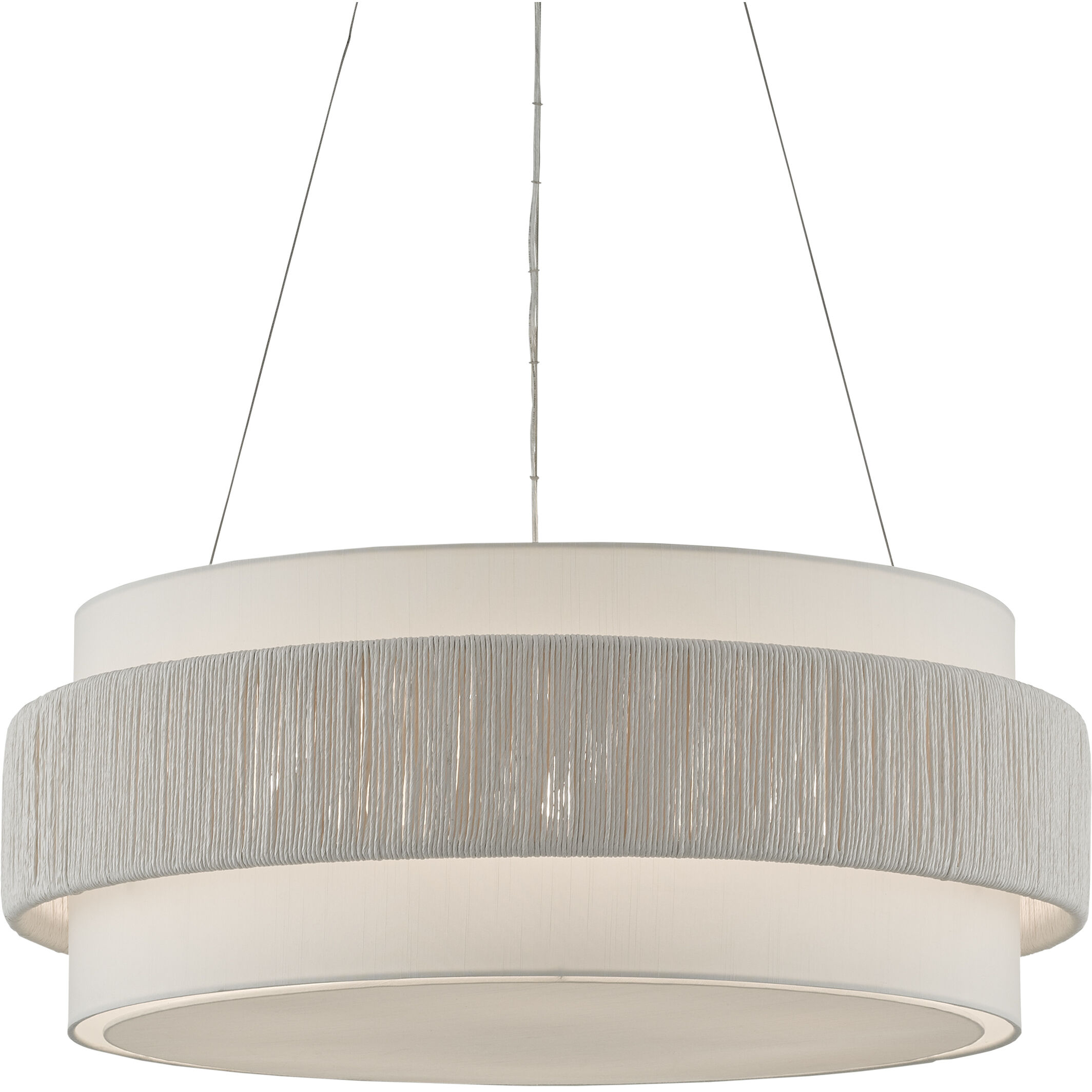 Rousham 6 Light 30 inch Beige/Sugar White Chandelier Ceiling Light