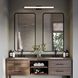 Phase 6.3 LED 36 inch Black Linear Vanity Light Wall Light