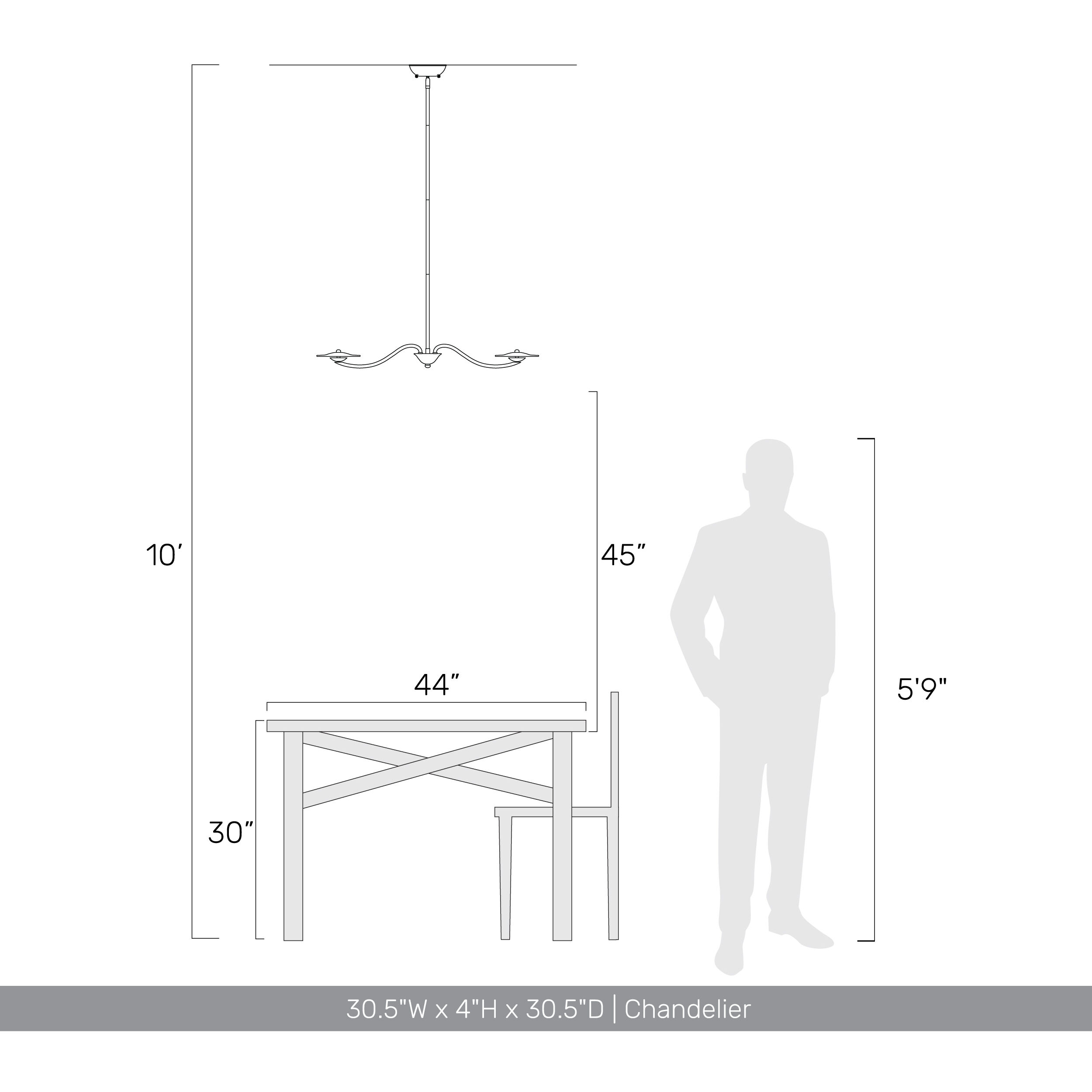Coral Bloom 8 Light 30.5 inch Black Slate Chandelier Ceiling Light