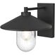 Scott 1 Light 10 inch Black Outdoor Wall Sconce