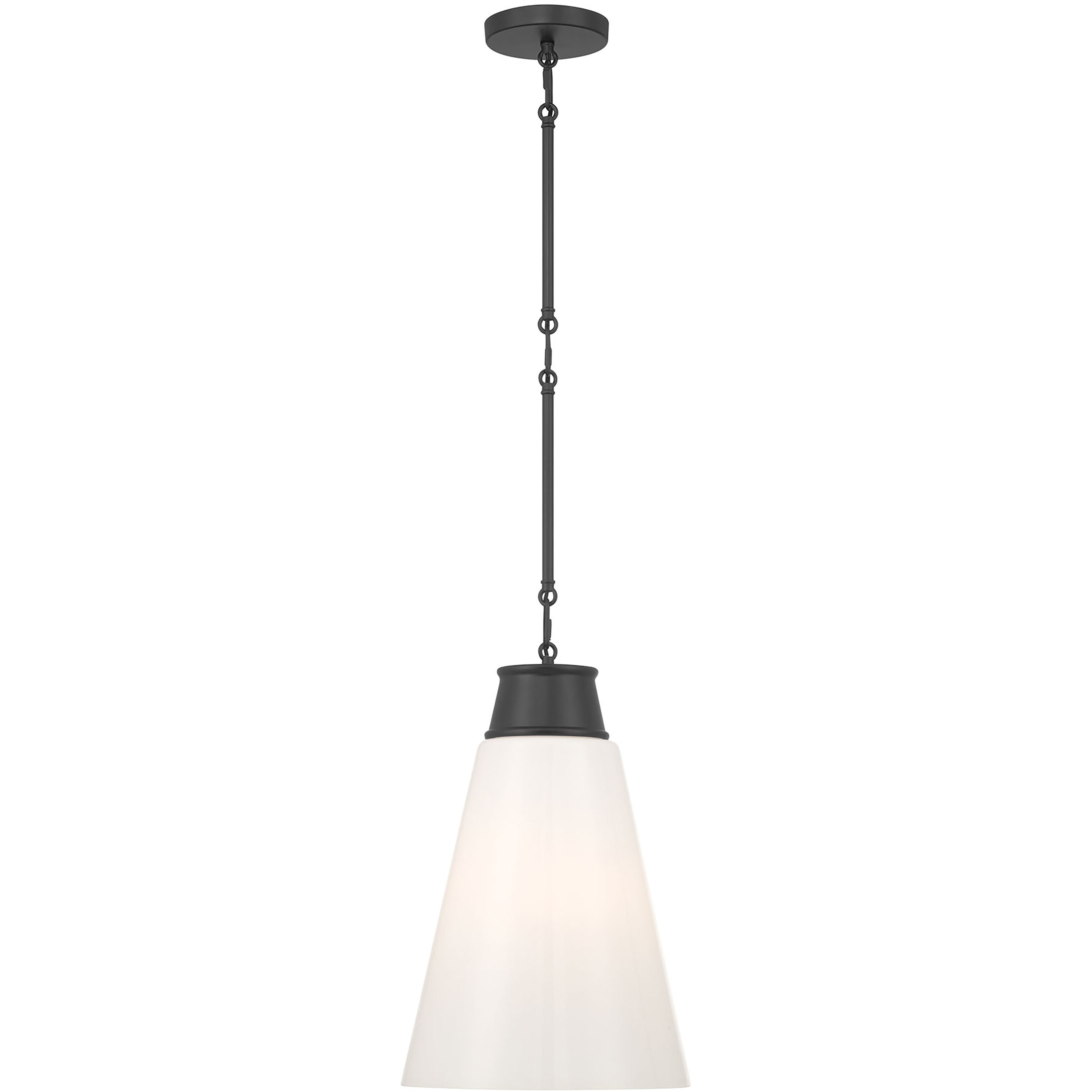 Bellaryn 1 Light 11.25 inch Matte Black Pendant Ceiling Light