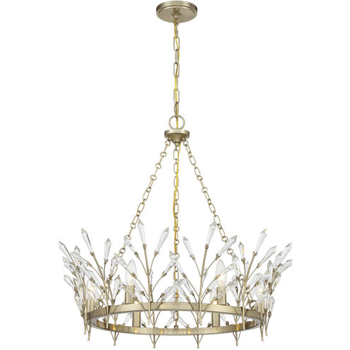 Orianna 6 Light 26 inch Noble Brass Chandelier Ceiling Light
