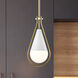 Admiral 1 Light 6.5 inch Matte White Pendant Ceiling Light
