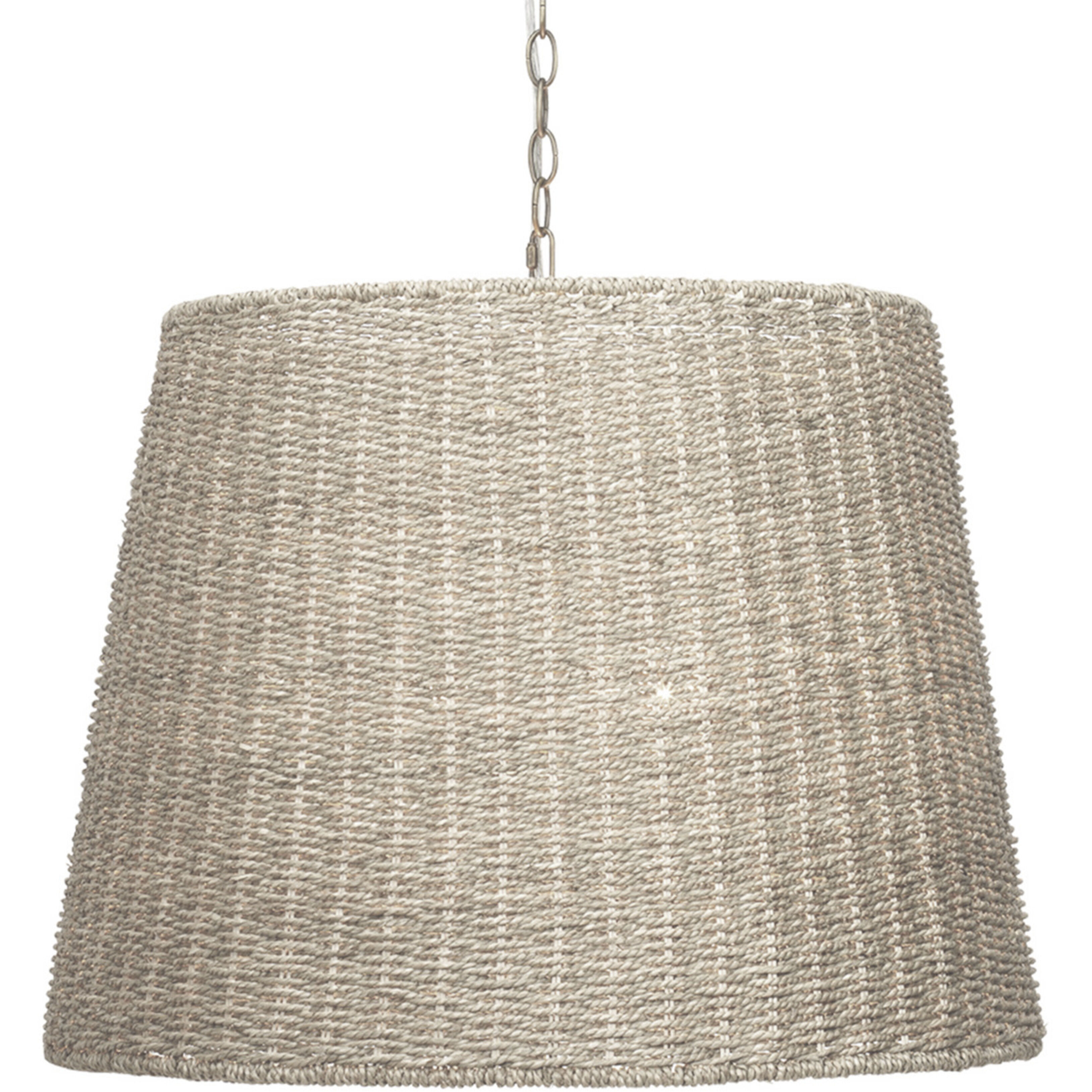 Willow 2 Light 24 inch Natural Seagrass Chandelier Ceiling Light