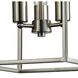 Williamsport 3 Light 10 inch Brushed Nickel Chandelier Ceiling Light
