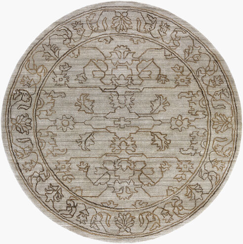 Hightower 96 X 96 inch Light Gray Rug in 8 Ft Round, Round