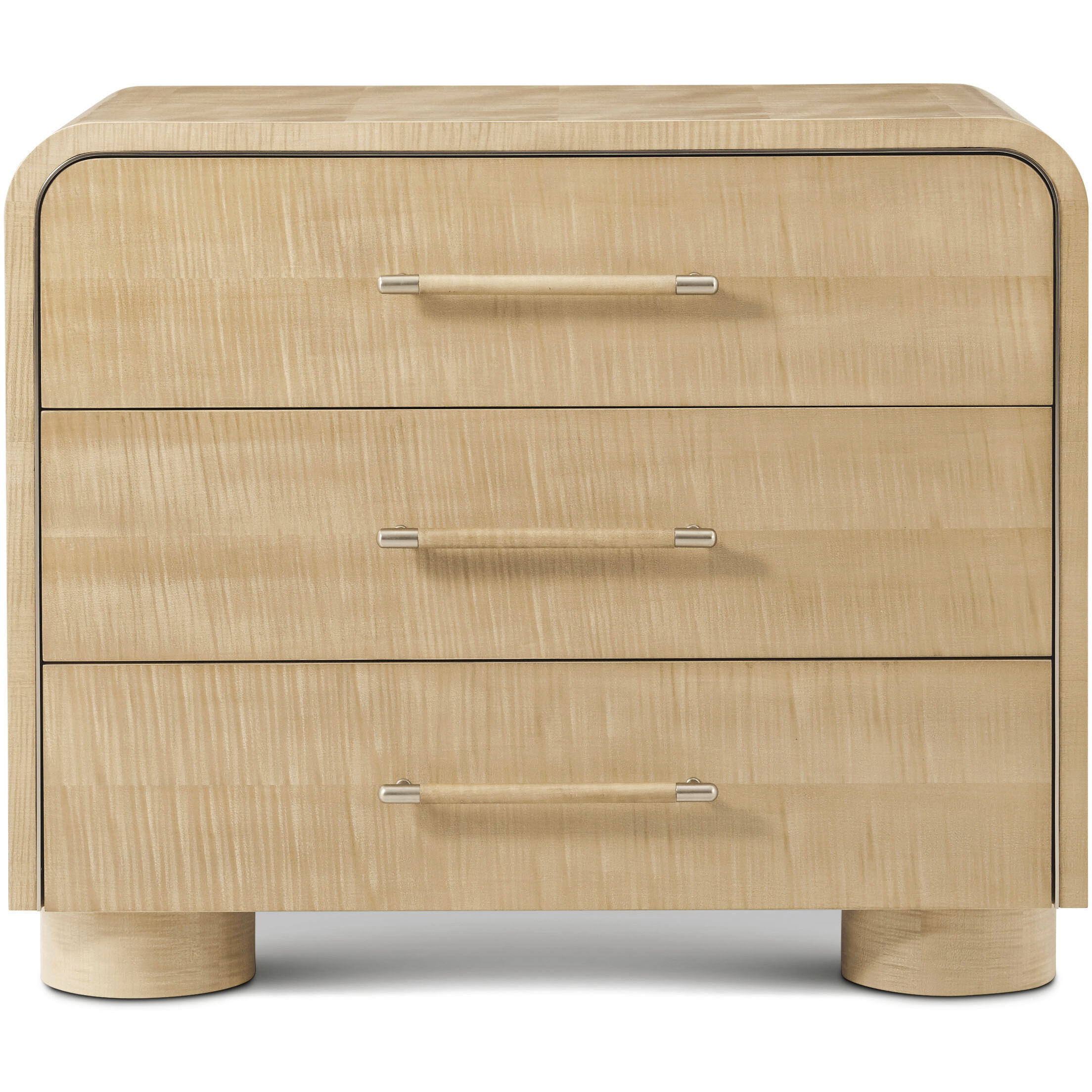 Origins 34 X 28 inch Sesame Nightstand, Wooden, 3-Drawer