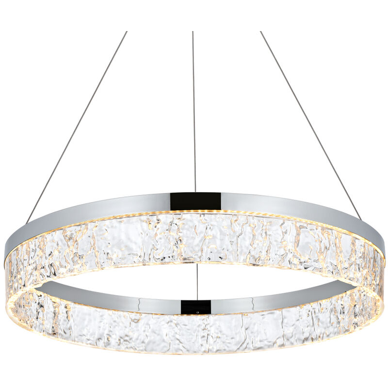 Linden 1 Light 22 inch Chrome Chandelier Ceiling Light
