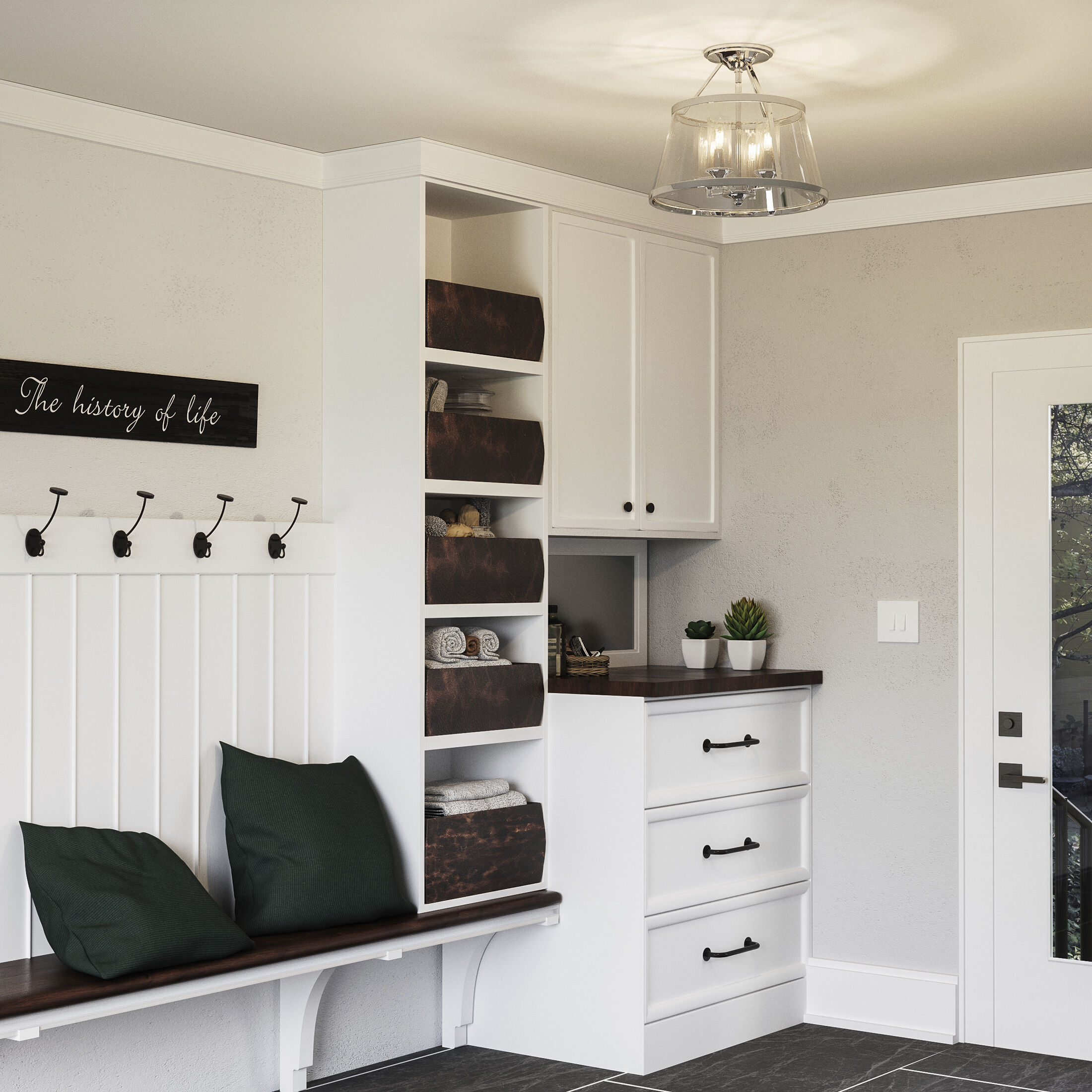 Barlow 4 Light 16 inch Polished Nickel Semi-Flush Mount Ceiling Light