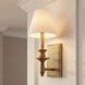 Washburn 1 Light 6.9 inch Warm Brass Wall Sconce Wall Light, Essentials