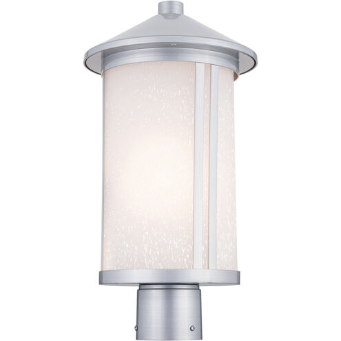 Lombard 1 Light 17.25 inch Brushed Aluminum Outdoor Post Lantern