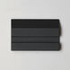 Brink LED 3.25 inch Black Outdoor Wall Mount