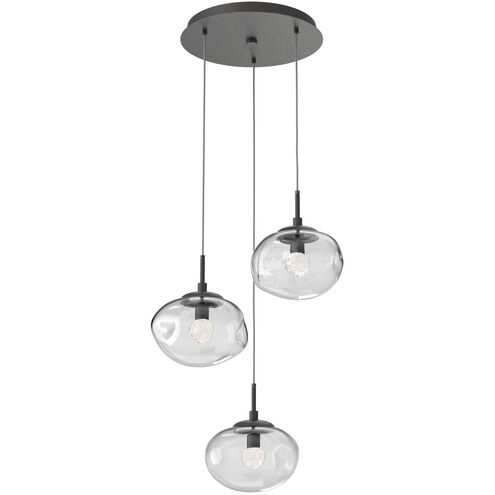 Nova LED LED Graphite Chandelier Ceiling Light, Round Multi-Port