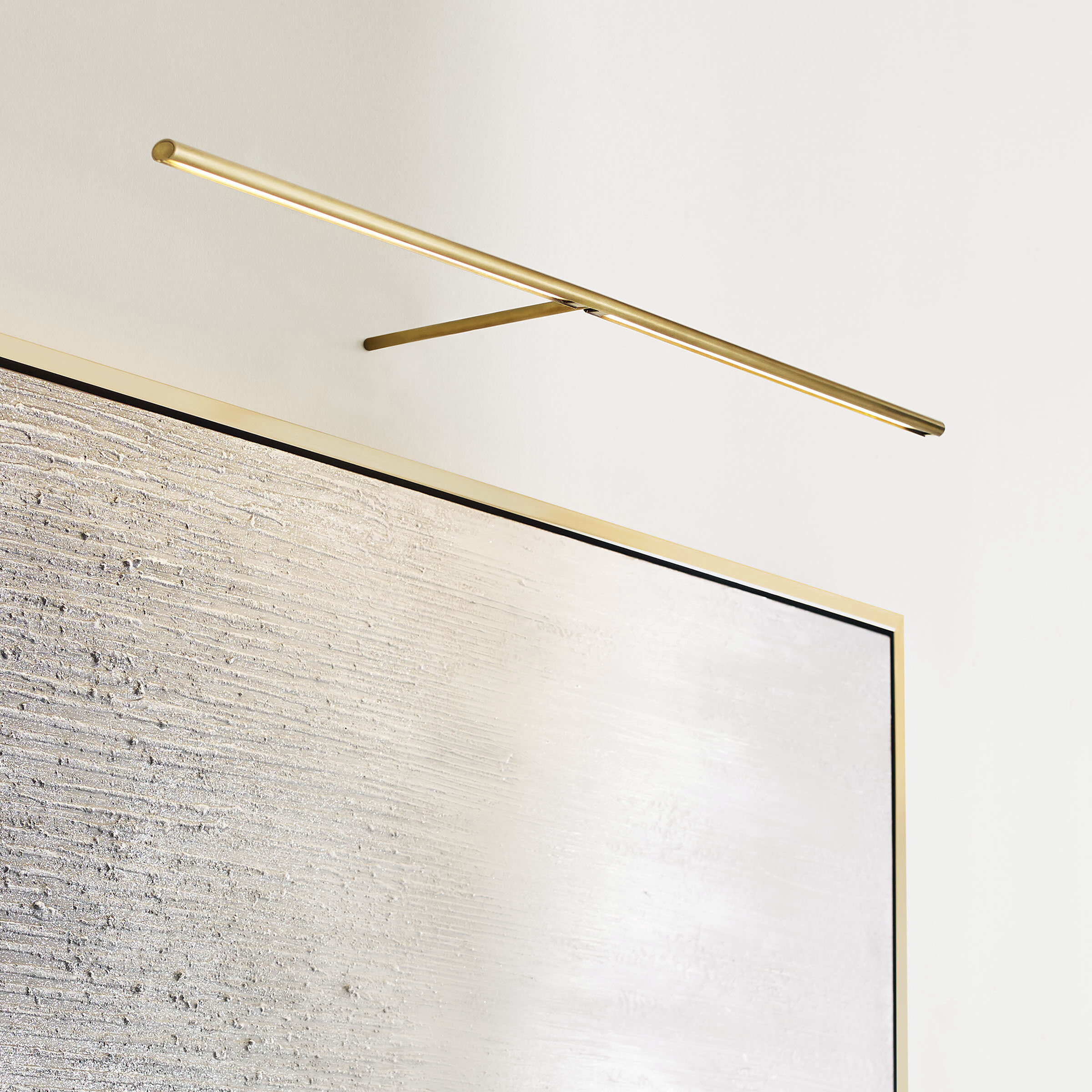 Sean Lavin Modern 20.8 watt Natural Brass Picture Light Wall Light, Integrated LED