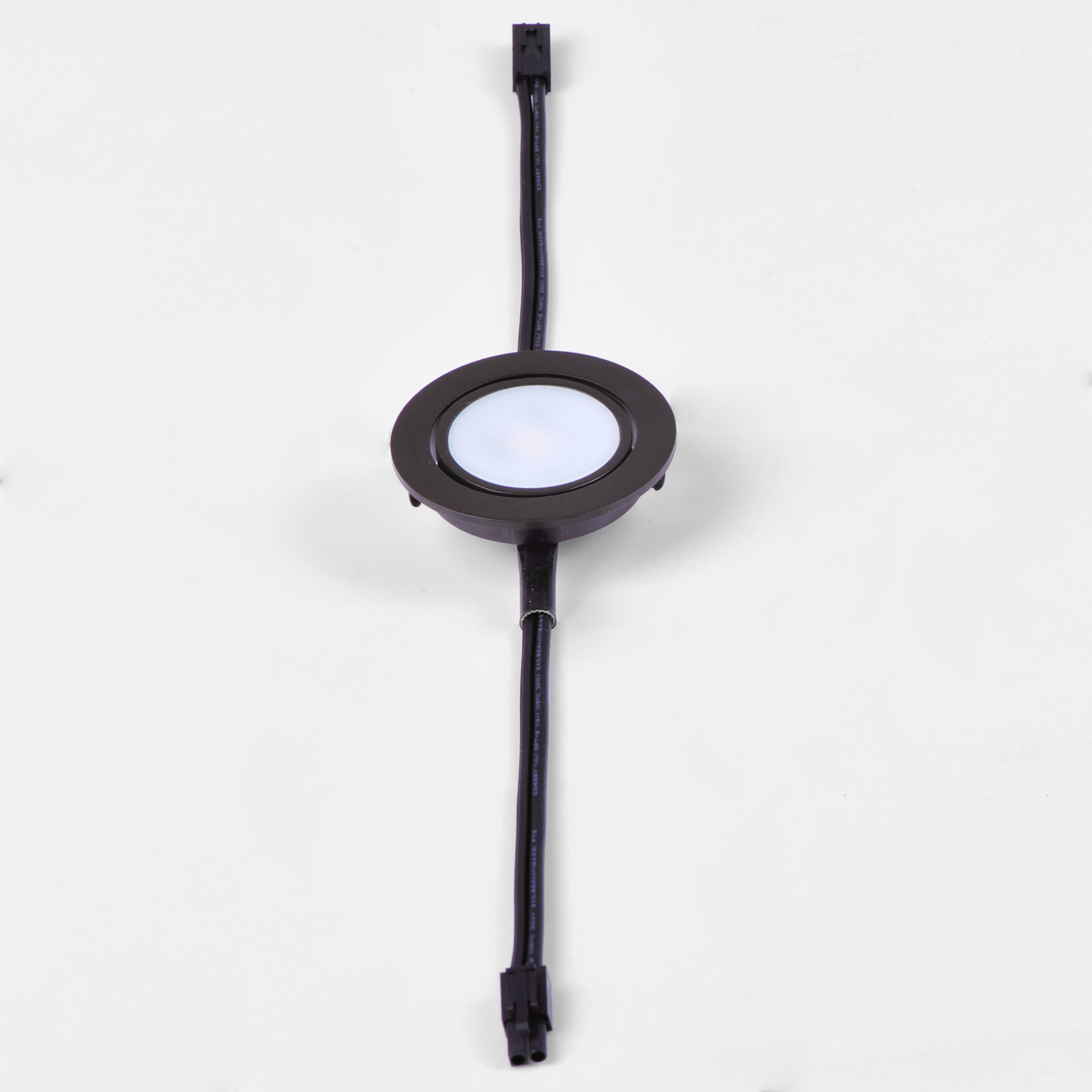 CounterMax MX-LD-AC 120 LED 2.75 inch Anodized Bronze Under Cabinet Disc