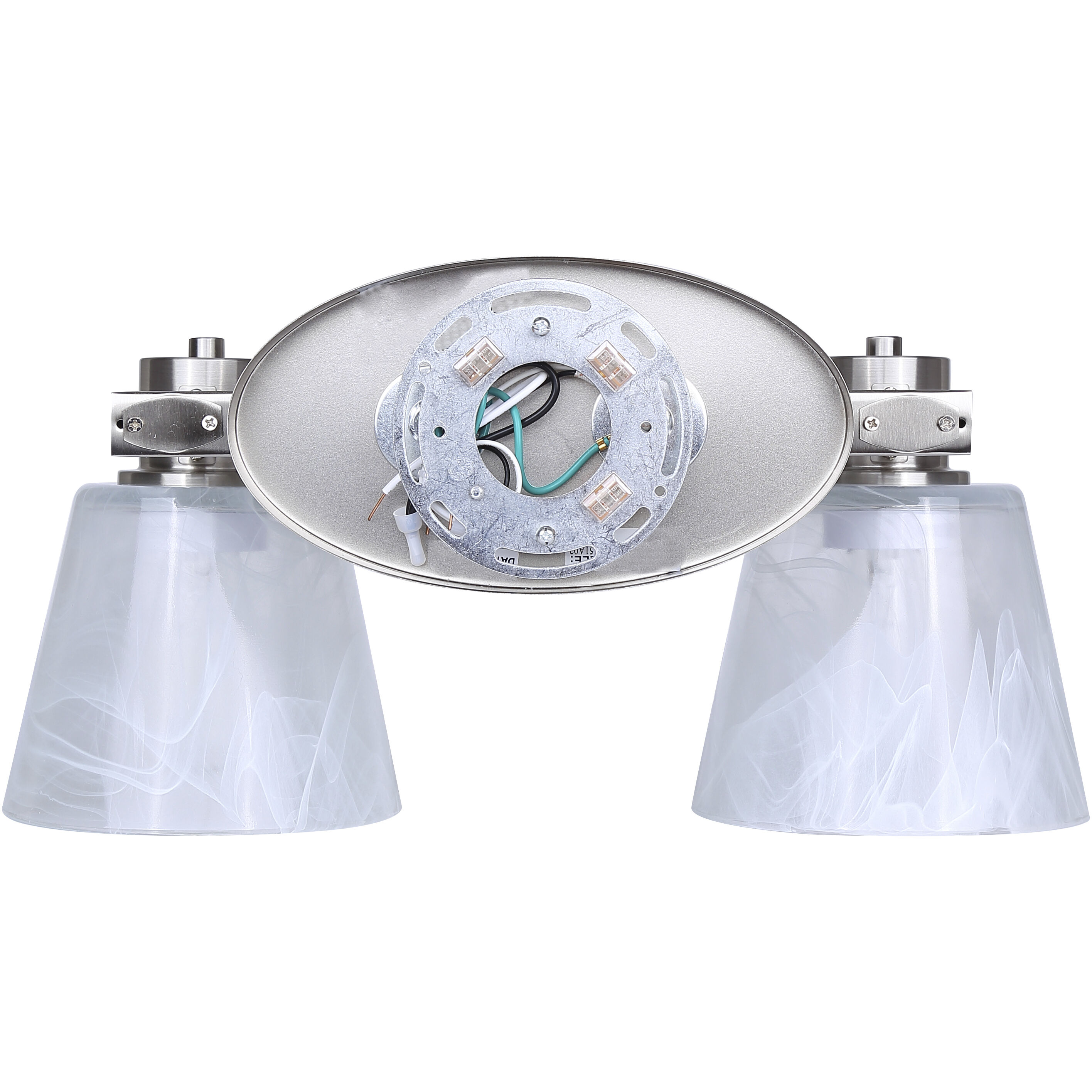 Luelle 2 Light 16 inch Brushed Nickel Vanity Light Wall Light