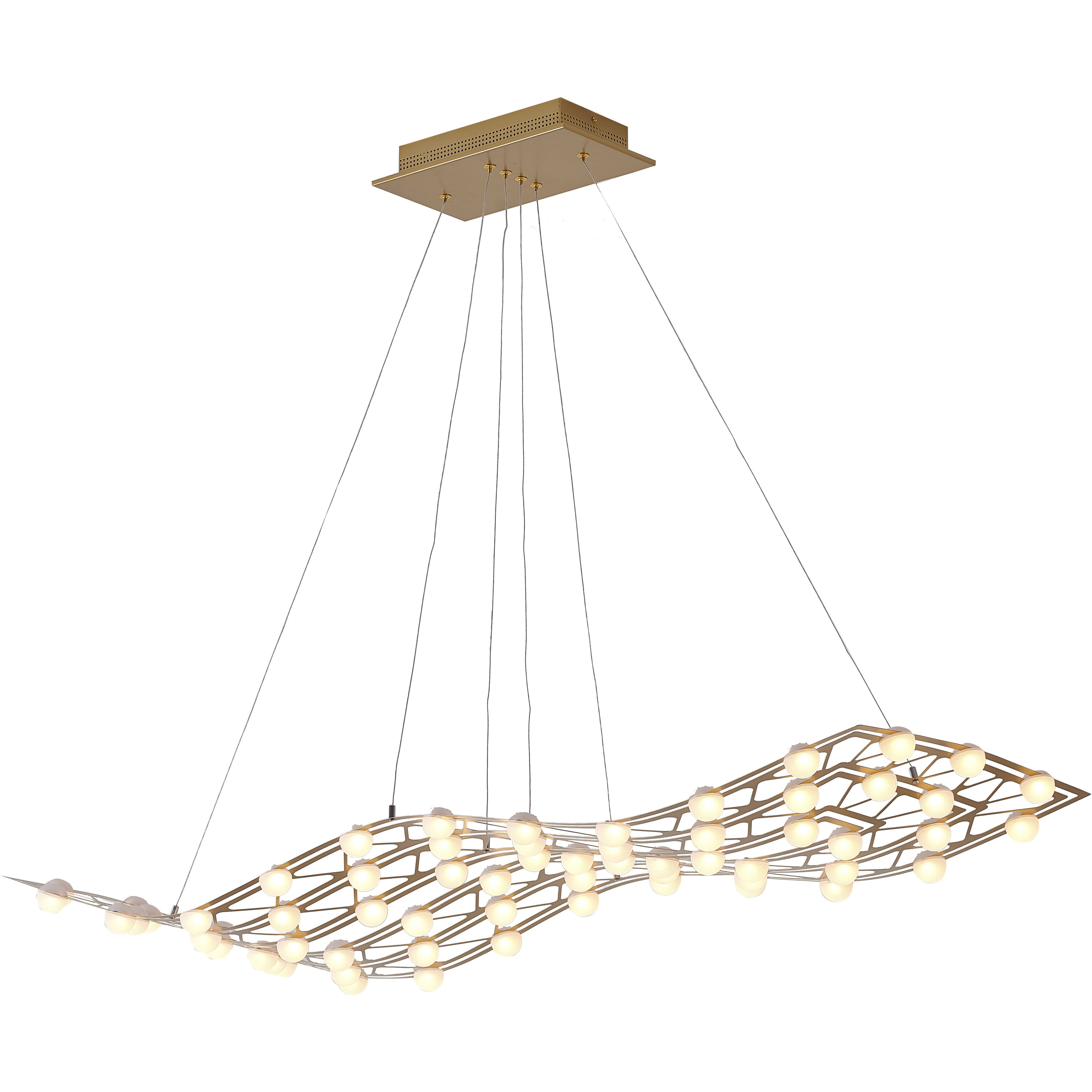 Canada LED 15.7 inch Gold Chandelier Ceiling Light