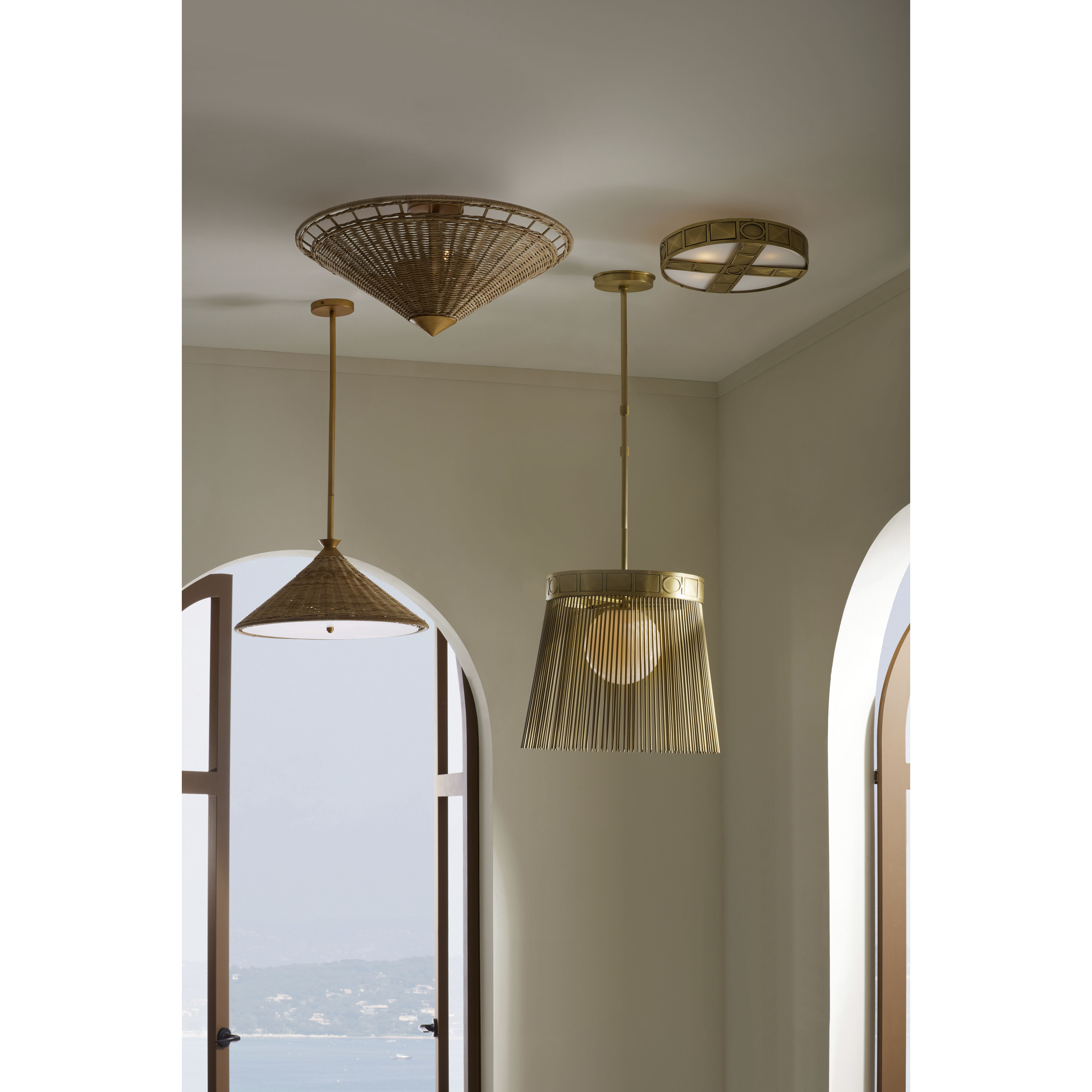 Anila 1 Light 17 inch Natural Pendant Ceiling Light