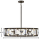 Jolie LED 30 inch Black Oxide Chandelier Ceiling Light