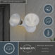 Outdoor Security LED 4.25 inch White Outdoor Security