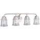 Toledo LED 30.5 inch Satin Nickel Bathroom Light Wall Light