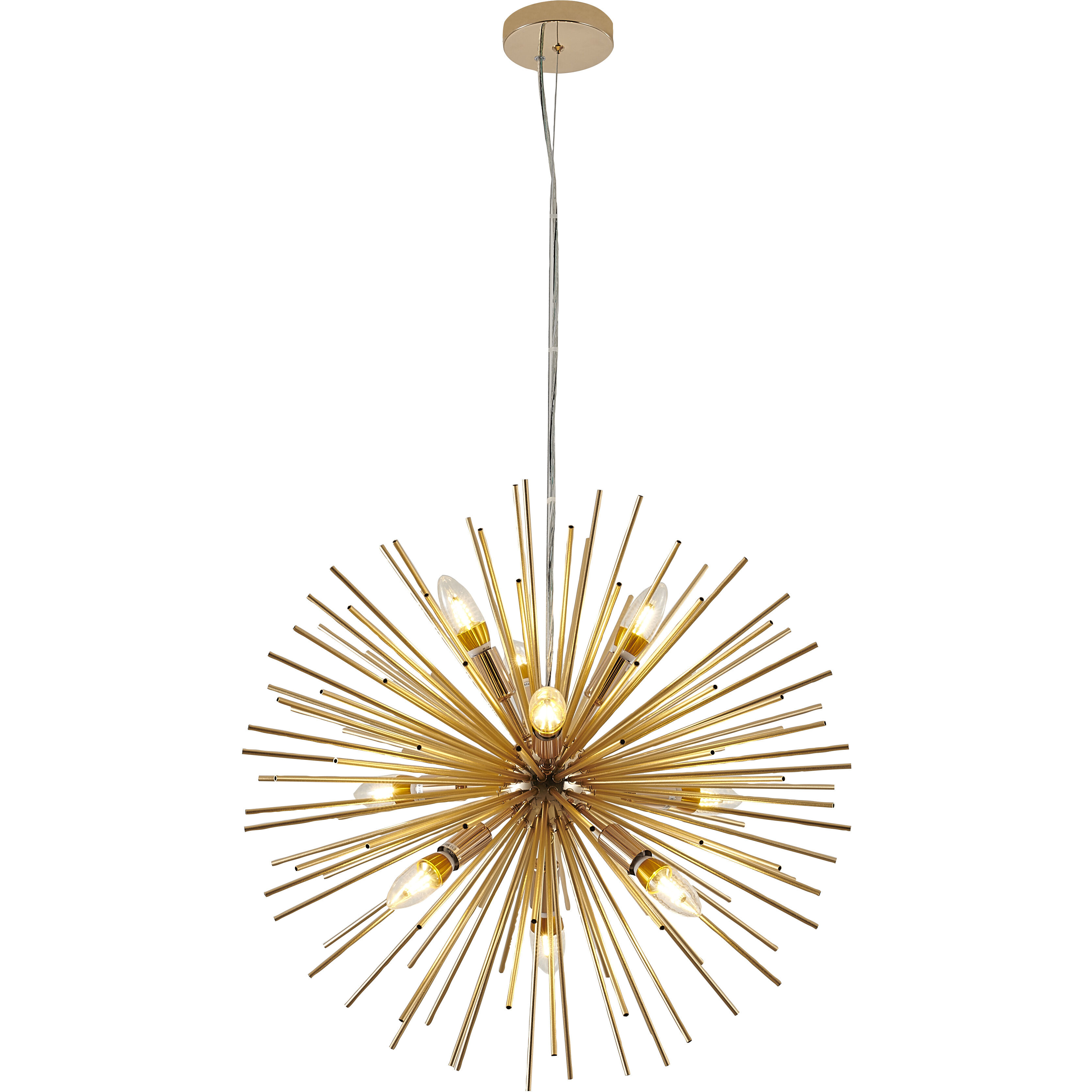 Canada 9 Light 23.6 inch Gold Chandelier Ceiling Light