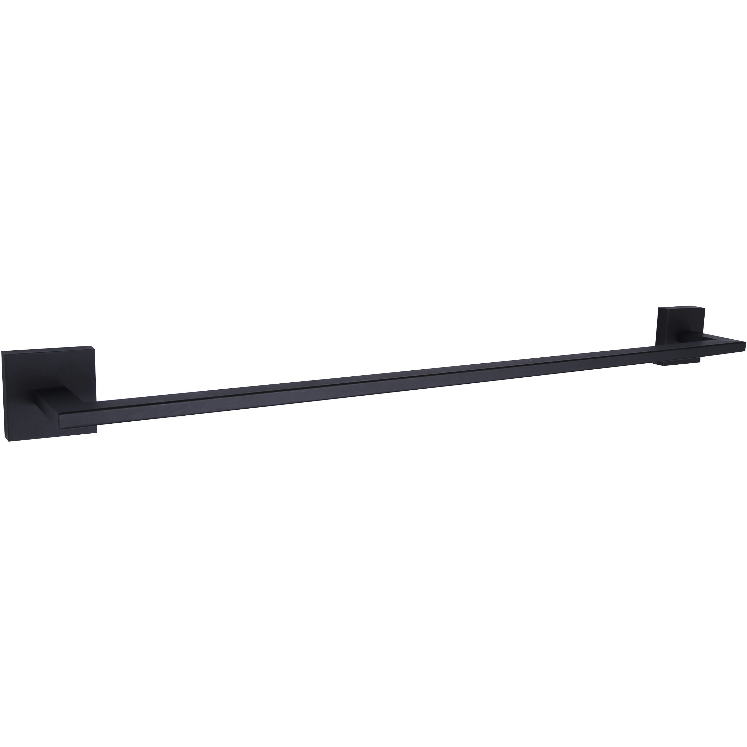Bishop 24 inch Black Towel Bar