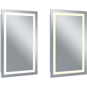 Abril 49 X 30 inch Matte White Wall Mirror in 3000K to 6000K