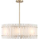 Bardon 8 Light 28.25 inch Celeste Brass Pendant Ceiling Light