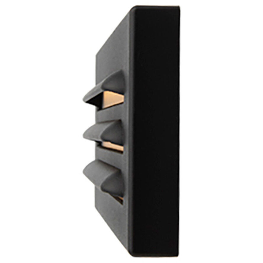 Tyler 12 8 watt Black Step and Wall Lighting in 3000K, WAC Landscape