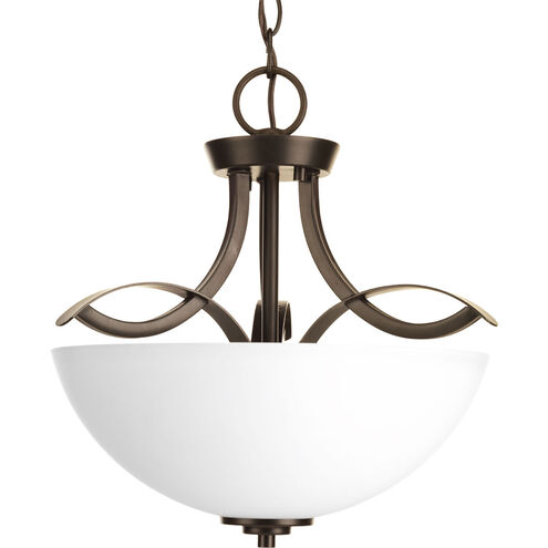 Merge 2 Light 15 inch Antique Bronze Semi-Flush Convertible Ceiling Light