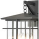 Oak Park 4 Light 20 inch Matte Black Outdoor Wall Sconce